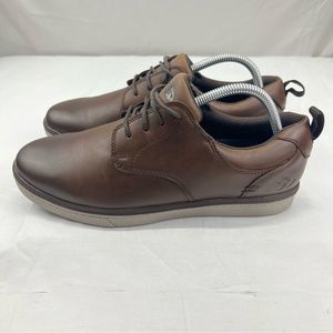 Dr Scholl's Brown Leather Gel Cushion Oxfords Lace Up Shoes Men's Size US 8.5